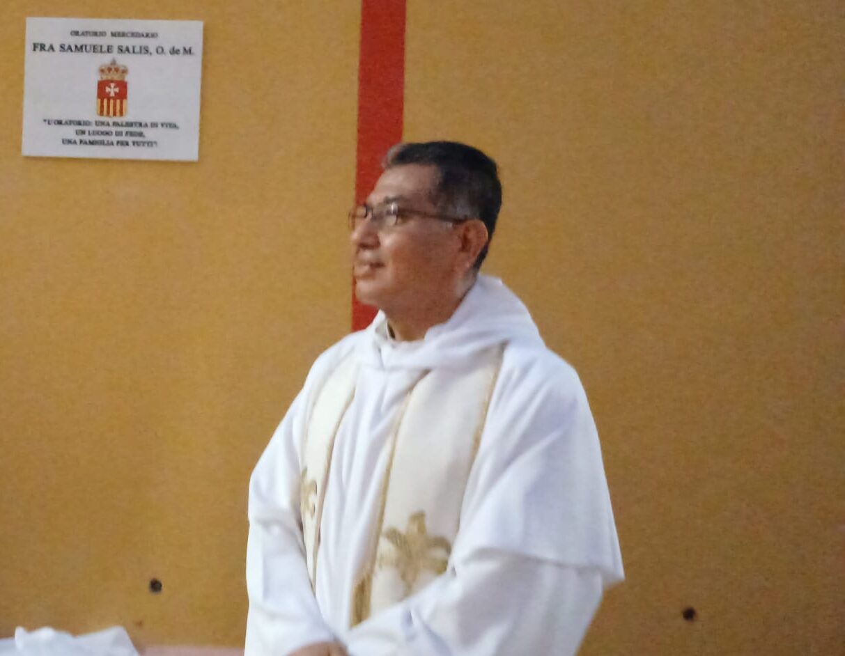 Maestro Generale dell’Ordine della Mercede, padre Leoncio Osvaldo Vivar Martíne
